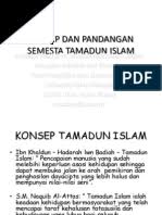 Apakah asas untuk memahami konsep tamadun? Konsep Pandangan Semesta Tamadun Islam