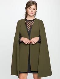 Black Blazer For Women Plus Size Below The Knee Cape Jacket Women S Plus Size Coats Jackets Eloquii Fashion Plus Size Coats Jackets For Women