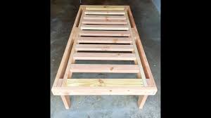 It has a high platform and many boxes underneath to store your stuff. How To Build A Bed With 2x4 Lumber For 40 Youtube