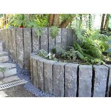 Bordure A Planter Basalte Pierre Naturelle Noir H 50 X L 10 Cm Bordure De Jardin En Pierre Bordure Pour Parterre De Fleurs Jardin En Pente