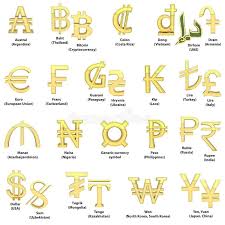 Oct 19, 2018 · wherever you're off to, here's all you need to know about some of the different currency symbols of the world. Gold Currency Symbols Alphabet Of Symbols Of Currencies Of Different Countries 3d Render Isolated On White Stock Illustration Illustration Of Icon Pound 137853218