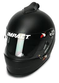 Impact Racing 1320 Top Air Race Helmet Flat Black