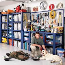 To make the most of your garage space, it's a good idea to install a bit of shelving. Building A Garage Storage Wall Diy Family Handyman
