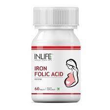 Buy Inlife Iron Folic Acid Tablets 60 S Online At Best Price General Health