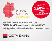 Die gefa bank ist einer der führenden finanzierungspartner für den deutschen mittelstand. Jetzt Neu Auf Tagesgeld News Das Gefa Bank Zinswachstum Tagesgeld News De