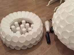 Schneemann Aus Plastikbechern Basteln Weihnachten Schneemann Basteln Plastikbecher Schneemann Basteln