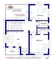2 number of bathrooms : House Plans Indian Style Source Home Designing Com 1200sq Ft House Plans Small House Plans India Duplex House Plans