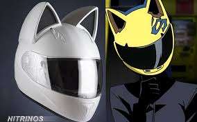Your sensational love of cats now available in motorcycle helmet fashion. The Neko Helmet Will Have You Rocking Your Motorcycle In Anime Character Style Grape Japan