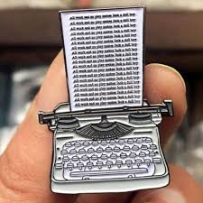 All Work And No Play Makes Jack A Dull Boy Meaning The Shining Pin The Shining Typewriter Horror Pin Horror Enamel Pin Stanley Kubrick Pin Stephen King Pin Enamel Pins The Shining Enamel Pins Style