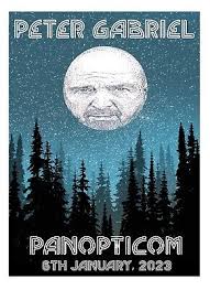 PETER GABRIEL MOON 11x17 concert poster limited signed & numbered by Scott  James