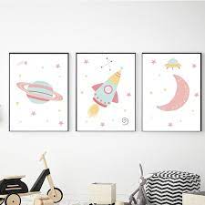 Shop furniture, lighting, storage & more! Space Wall Art For Girls Nursery Decor Digital Download Etsy In 2021 Nursery Decor Girl Art Wall Kids Nursery Wall Art Printable
