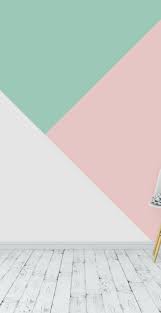 Blush Mint White Geometric 1 Fondo De Pantalla In 2020 Girls Room Paint Girls Bedroom Paint Bedroom Wall Paint