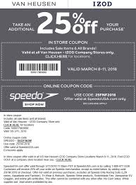 Pinned March 7th 25 Off At Izod Van Heusen Or Online At Speedo Via Promo Code 25fnf2018 Thecouponsapp Shopping Coupons Online Coupons Codes Van Heusen