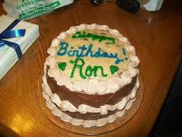 Free uk delivery on all cakes with each cake handmade to order. Happy Birthday Ron Happy Birthday Ron Cake Ron