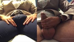 Horny Suited Business Man Unpacks his FAT SILICONE COCK - ThisVid.com