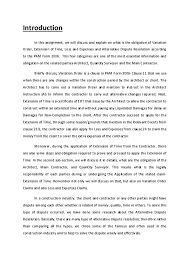 Agreement and conditions of contract for building works. Pdf Variation Orders Extension Of Time Loss And Expenses And Alternative Dispute Resolution Zachary Wee Xin Yun Academia Edu