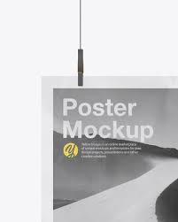 Download Crumpled A3 Poster Mockup In Stationery Mockups On Yellow Images Object Mockups PSD Mockup Templates