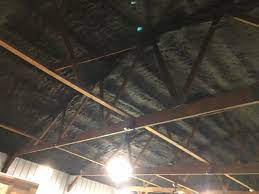 Spray foam and silicone caulk remover breaks the molecular bond between caulk and surface. Job Completed For Roof Deck With Painted Foam In Pomeroy Oh In Pomeroy Oh