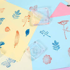 Cut your piece of cardstock down to 7 x 8.5. Benbo 5 Pieces Assorted Sizes Clear Stamp Blocks With Grid Lines And 1 Sheet Clear Silicone Seal Stamps For Scrapbooking Crafts Card Making Acrylic Stamping Blocks Tools Set Arts Crafts Sewing