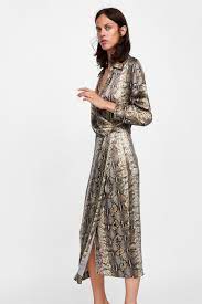 Snakeskin Printed Shirt Dress Dresses Printed Shirt Dress Beautiful Dresses