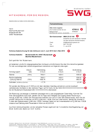 Musterrechnung Stadtwerke Giessen