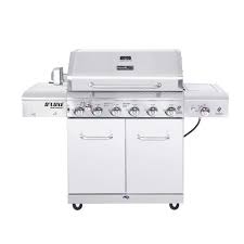 Get free shipping on qualified nexgrill propane grills or buy online pick up in store today in the outdoors department. Reviews For Nexgrill Deluxe 6 Burner Propane Gas Grill In Stainless Steel With Ceramic Searing Side Burner And Ceramic Rotisserie Burner 720 0896c The Home Depot