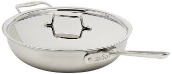Allclad Bd55404 D5 Brushed 18 10 Stainless Steel 5ply Dishwasher Safe Week Night Pan Cookware 4quart Silver To View Further For Cookware 10 Things Stainless