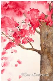 Primavera Gesso Acrilico E Acquerelli I Colori Di Laura Pittura Di Paesaggio Ad Acquerello Dipinti Floreali Idee Acquerello