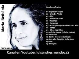 As Canções Que Você Fez Pra Mim Lyrics Maria Bethania Sucessos Recopilacion Samba Music Music Covers Maria Bethania