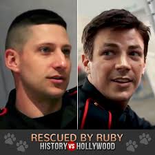 Rescued by Ruby vs the True Story of Dan O'Neil and K-9 Dog Ruby
