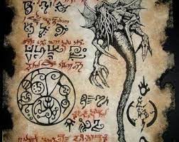 Forest Demon Necronomicon Fragment Lovecraft Occult Cthulhu Larp In 2021 Cthulhu Lovecraftian Horror Lovecraft Cthulhu