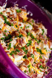 Loaded Baked Potato Salad Baked Potato Salad Potatoe Salad Recipe Loaded Baked Potato Salad