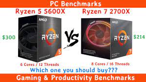 Amd ryzen 5 2400g + gtx 1060 после майнинга! Ryzen 5 5600x Vs Ryzen 7 2700x Benchmarks Youtube