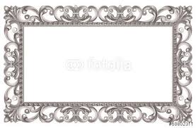 Cadre Baroque Ajoure Et Argente De Style Italien Fichier Vectoriel Libre De Droits Sur La Banque D Images Fotolia Com I Miroir Baroque Cadre Baroque Cadre