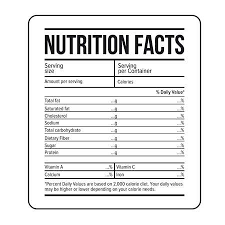 Nutrition facts label vector templates in color and black with editable text. 33 Free Birthday Nutrition Facts Label Template Label Design Ideas 2020