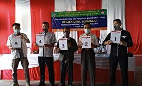 Dan sekarang ingin melaksanakan pemilihan kepala desa serta anda belum memahami tata caranya ? Pengundian Calon Kepala Desa Sukamaju Sukses Tanpa Ekses