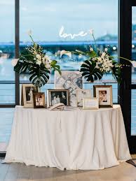 Chic And Modern Dockmaster Building Wedding Wedding Welcome Table Wedding Floral Centerpieces Cheap Wedding Table Centerpieces