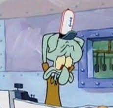  Squidward Sad