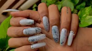 | dip your brush into the acrylic liquid, then into the acrylic powder. Professional Acrylic Nails Step By Step Youtube