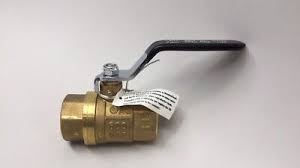 Grainger 6GD16B Ball Valve 1" Npt Both Ends Brass KTC 600W0G ...