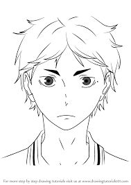 Learn How To Draw Koushi Sugawara From Haikyuu Haikyuu Step By Step Drawing Tutorials In 2020 Anime Character Drawing Anime Sketch Anime Drawings Tutorials