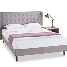 Maybe you would like to learn more about one of these? Zinus Benton 43 Upholstered Platform Bed Frame With Wingback Headboard Queen Walmart Com Walmart Com