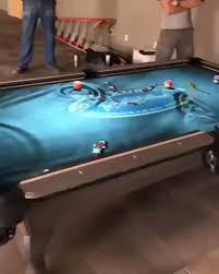 Amazing Pool Table Video Pool Table Game Room Cool Inventions