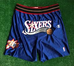 The philadelphia 76ers appeared to be in full control for much of this game, at one point up by 18 points, before allowing the mavericks to nearly claw their way back into it. 2001 Philadelphia Sixers 76ers Big Patch Custom Authentic Champion Nba Shorts Blue Size 38 Rare Vntg