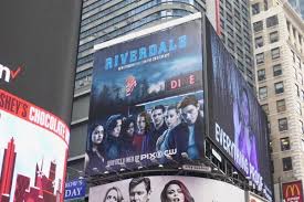 Riverdale Season 2 Billboard Times Square Nyc Nyc Times Square Riverdale Riverdale Season 2