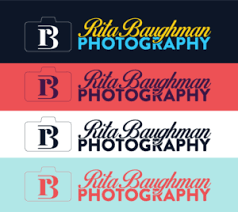 Playful, Bold Logo Design for Rita Baughman Photography by Mrigank Patankar 