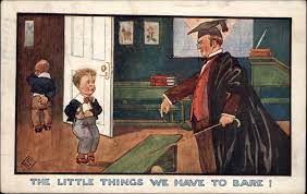 Angry Schoolmaster Spanking Boys Capital Punishment c1910 Postcard | eBay