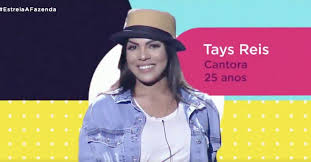 Veja as últimas notícias, vídeos e entrevistas sobre tays reis na jovem pan. Tays Reis Cantora 25 Anos Votar Fazenda Vote Na Final De A Fazenda 12