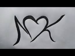Multiple pictures are displayed for those medicines available in different strengths, marketed u. Combining Initials Letter N And K With A Heart Design Youtube
