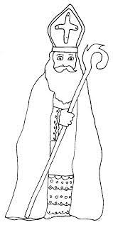 coloriage saint nicolas dessin 1 tete a modeler noel de tortue